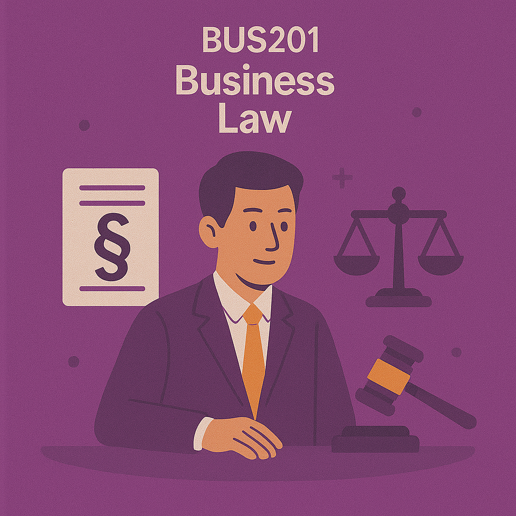 Course Image BUS201 - Business Law | 2026